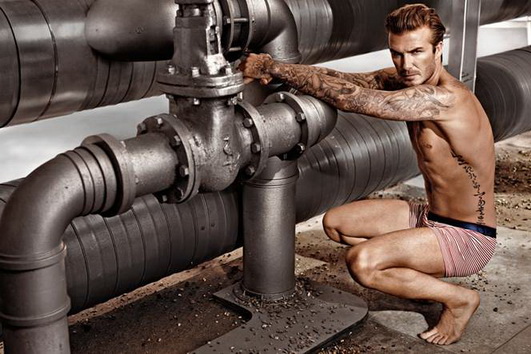 David Beckham Unveils New Underwear Collection in Rooftop Campaign_1
