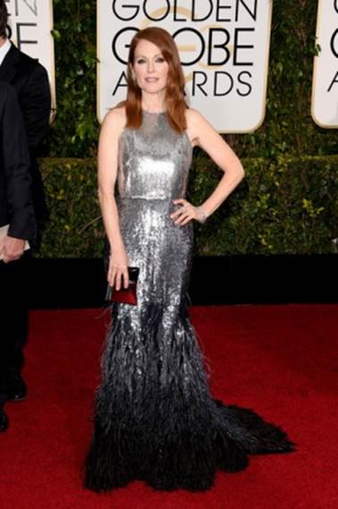 Julianne Moore Felt “Very Lucky” to Wear Custom Givenchy Gowns