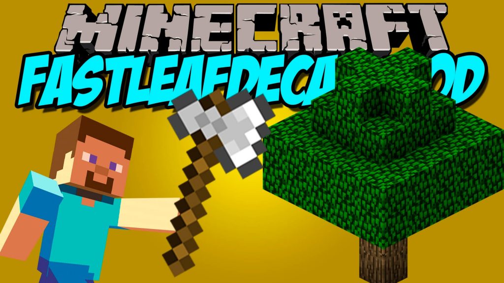 Fast Leaf Decay Mod 1.16.5 | 1.15.2 - Mod Minecraft download - Logo