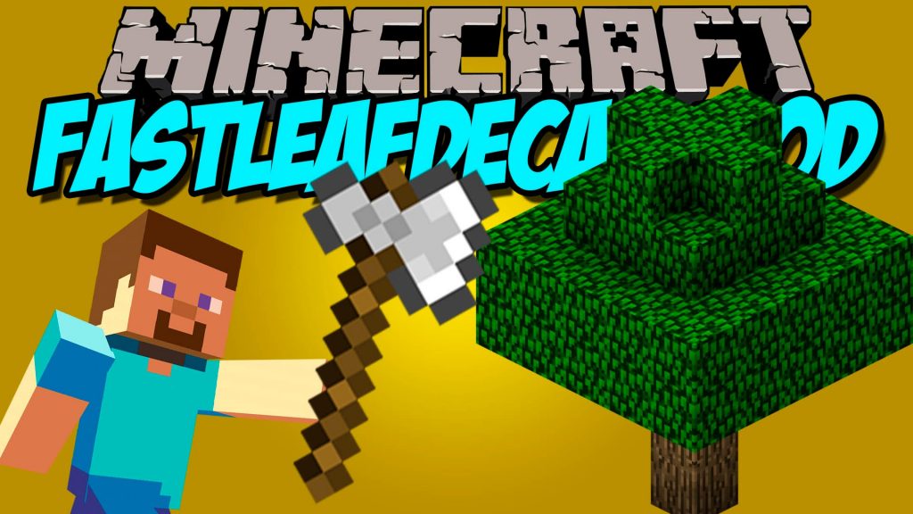 Fast Leaf Decay Mod 1.16.5 | 1.15.2 - Mod Minecraft download - Logo
