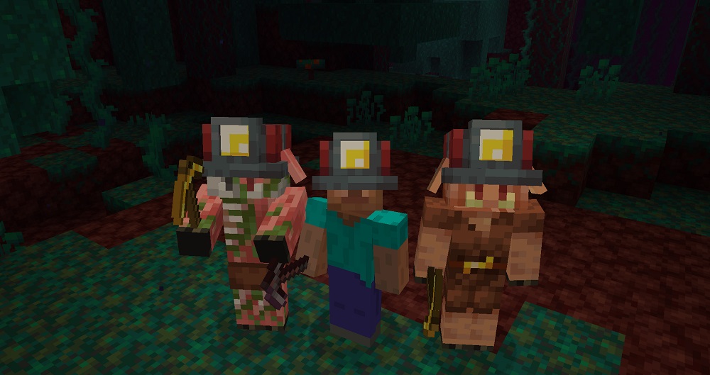 Miner’s Helmet Mod 1.16.5 | 1.15.2 - Mod Minecraft download - screenshot 1