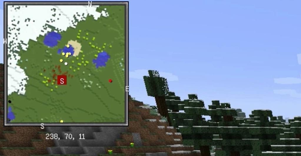 Xaero’s Minimap Mod 1.16.5 | 1.15.2 - Mod Minecraft download - Screenshot 1