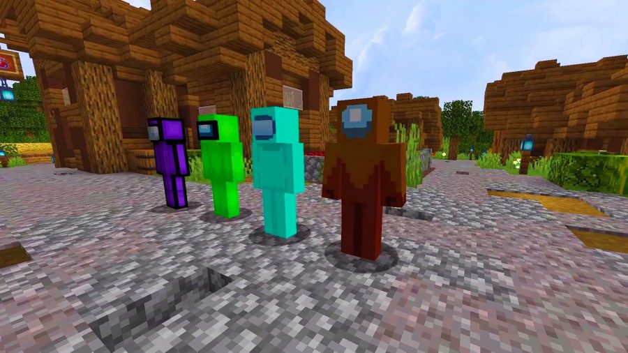 Among Us Minecraft skins - Top 20 best character skins for Minecraft | Download Popular Minecraft skin
