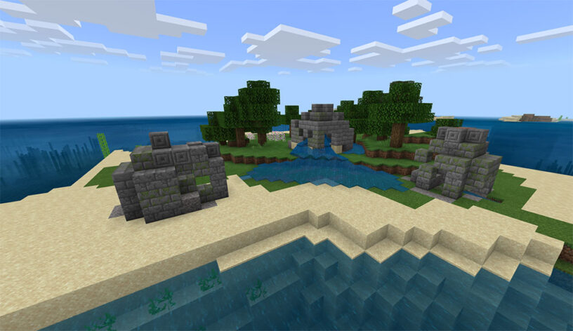 Top 6 Best Bedrock Survival Island Seeds 1.16.5 for Minecraft in 2021
- Three Ruin Island Seed