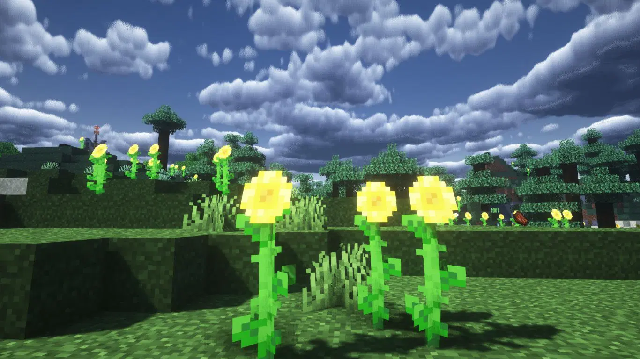 Sunflawer Shaders for Minecraft 1.16.5 - Screenshot 