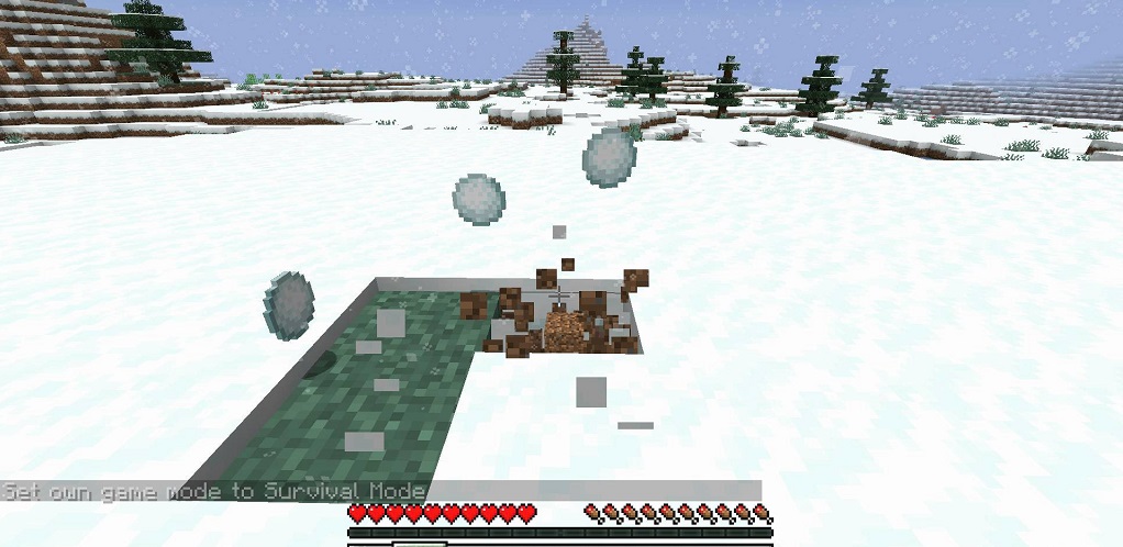 Snowballs Freeze Mobs Mod - Screenshoot 3