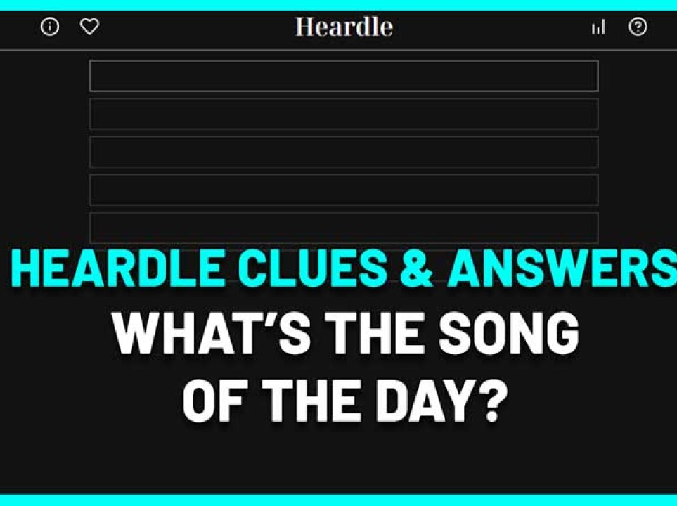 Today's Heardle Clues and Answer