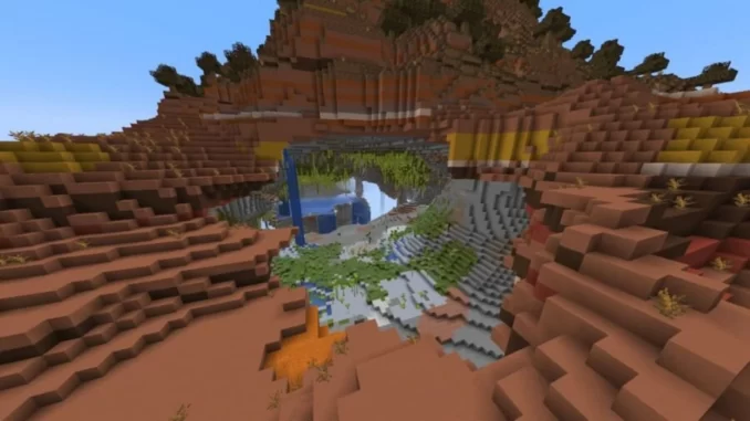 Best Minecraft Lush Cave Seeds 1.18 (July 2022) Badlands Lust Cave