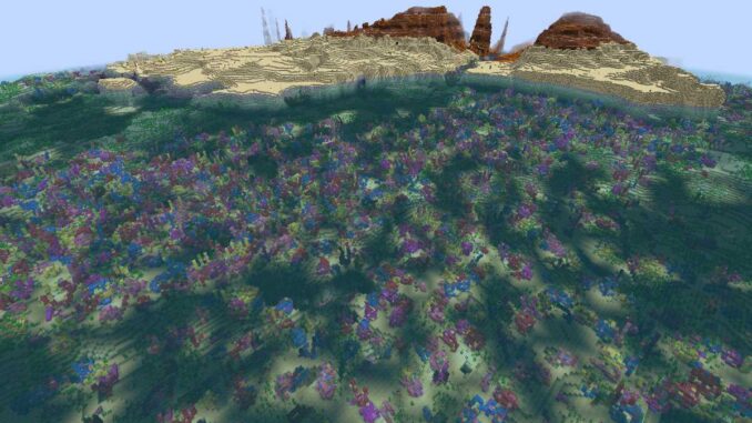 Best Minecraft Coral Reef Seeds Badlands, Goodwater