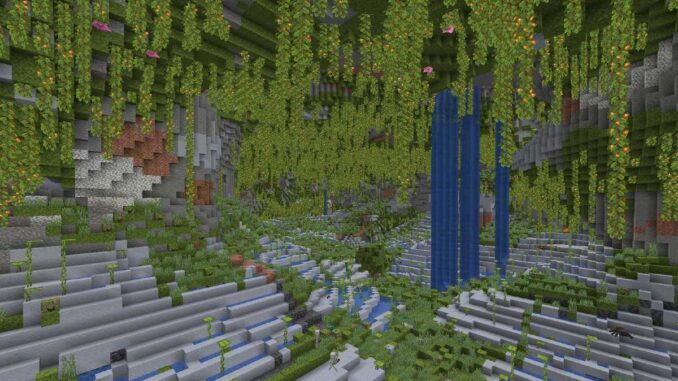 Best Minecraft Lush Cave Seeds 1.18 (July 2022) MEGALUSH Cave