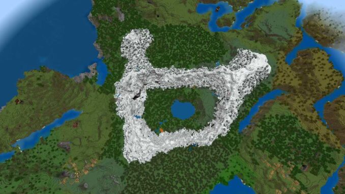Best Minecraft Village Seeds Mountain Faceoff