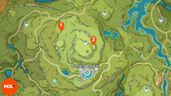 Genshin Impact Phantasmal Gate Locations 6