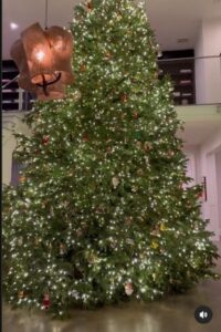 Kylie Jenner has been chastised for her 'obnoxious' Christmas tree as the Kardashian-Jenners prepare for the holiday season