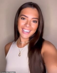 Gemma Owen of Love Island returns to work for the first time since announcing her split from Luca Bish