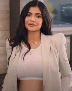 Kylie Jenner wears a vintage jacket
