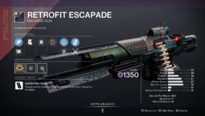 Destiny 2 Retrofit Escapade