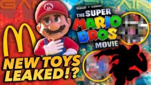 Toys from the Super Mario Movie have been leaking online