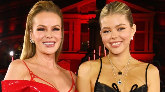 "Lexi's an A* student, so I don't want her to mess that up" - Amanda Holden says her daughter, 17, must graduate high school before she can begin a modeling career