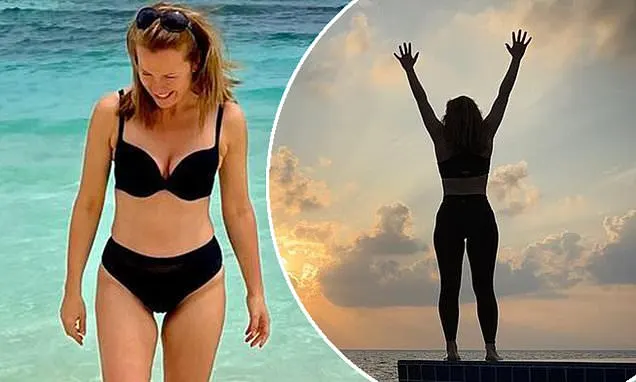 Christina Trevanion, 41, from Bargain Hunt, goes on a beach vacation while "OUT OF OFFICE" and flaunts her great body in a black bikini