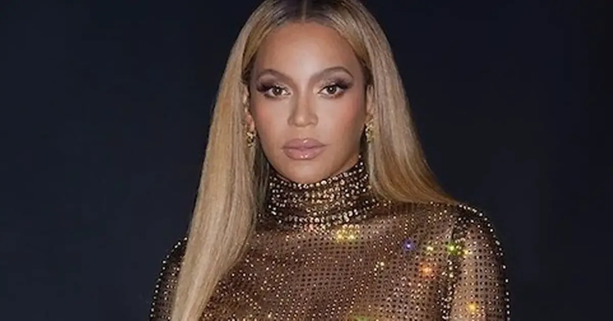 Beyonce goes braless for a naughty date night appearance by wearing a sheer dress, and the look is perfect for her