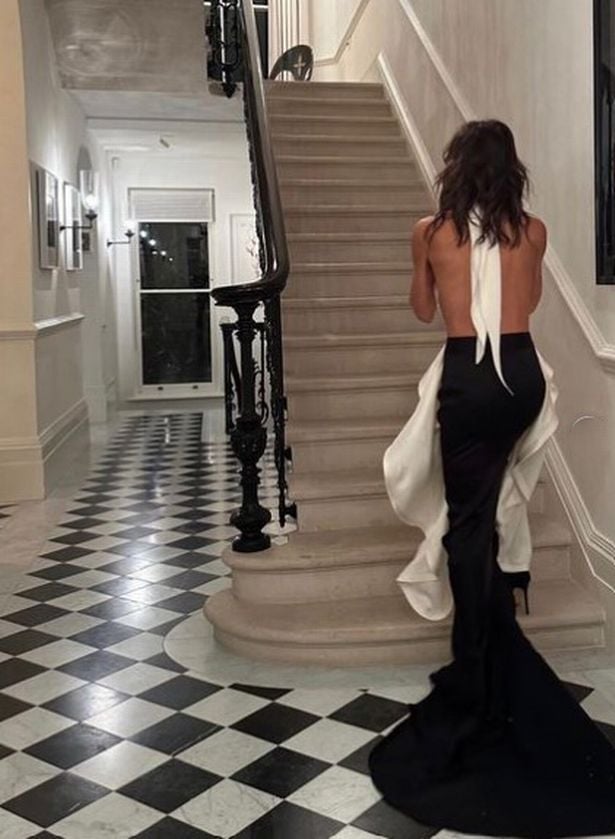 Victoria Beckham has alienated some of her followers by choosing not to wear a bra with her spectacular backless gown
