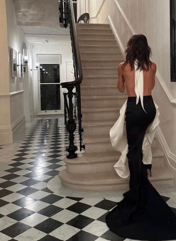 Victoria Beckham has alienated some of her followers by choosing not to wear a bra with her spectacular backless gown