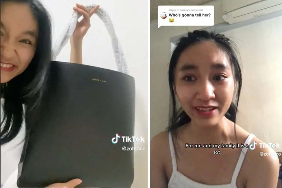 A girl's claim that her $80 purse is a "luxury item" sparked much ridicule online. The internet exploded with her remark
