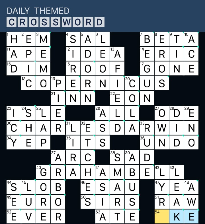university assignment for short daily themed crossword clue