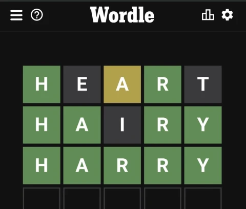 what's the word of the day wordle
