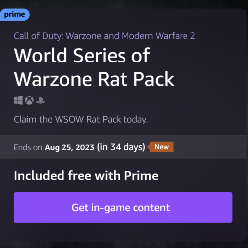 How To Get Free World Series Of Warzone Rat Pack Bundle From