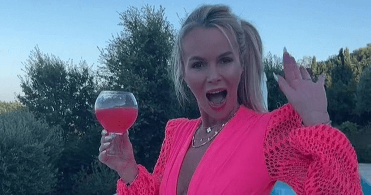 A racy pink cut-out dress and Barbie vibes highlight Amanda Holden's ...