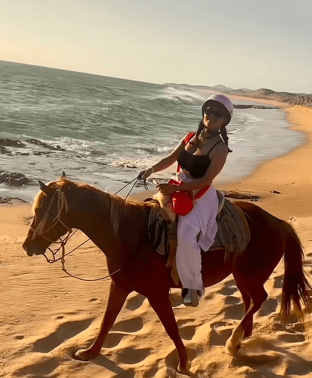 'Just watch them, listen to their silly noises, the way they walk. I have a very old horse, 38 years old...maybe it's the oldest horse in the world, I don't know. I love animals, all of them,' she declared.