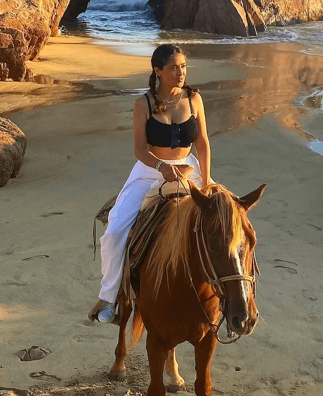 She has often recounted how horseback riding 'recharges one's spirit', and how it gives her a sense of nobility.