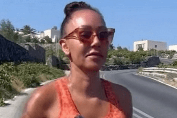 In a tiny bikini during a glam holiday, Mel B shows off her jaw-dropping figure