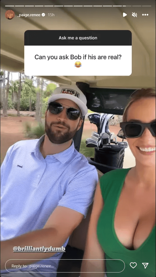 An awkward Instagram Q&A with Paige Spiranac about her boobs