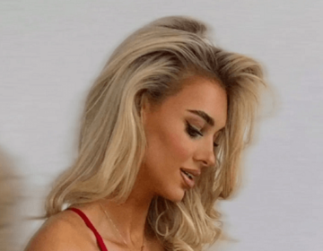 In a daring Instagram photo, Veronika Rajek wears a sizzling mesh outfit as she teases her fans