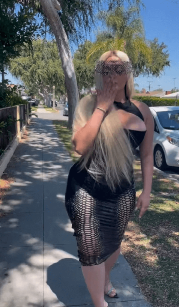 Fans and celebrity pals were left in awe when Bebe Rexha strutted down the street in a see-through skirt to a Doja Cat song.