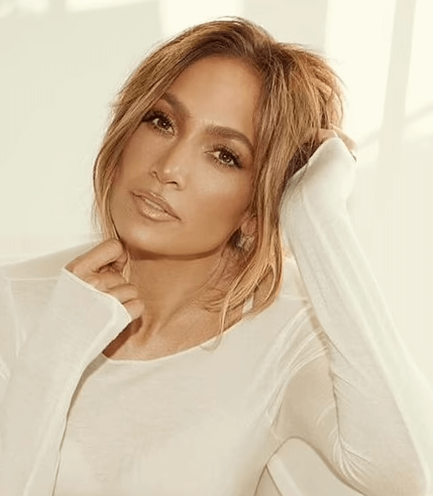 In a see-through slip dress, Jennifer Lopez recreates the cover of her debut album