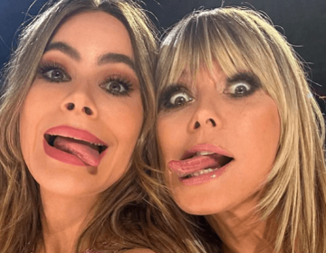 When Sofia Vergara and Heidi Klum sneak selfies during a live show, AGT fans go wild