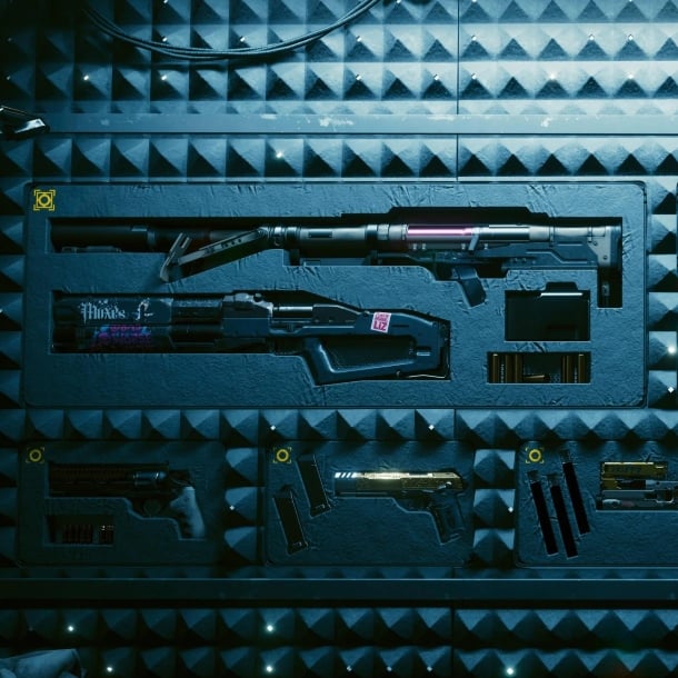 Cyberpunk 2077 Unique Iconic Weapons