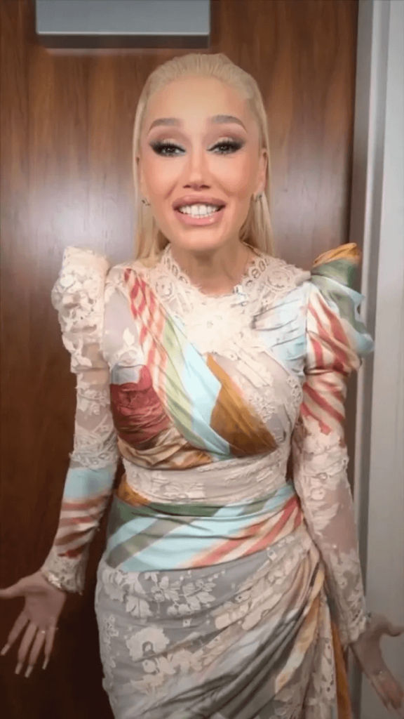 In a surprise video posted on Instagram, Gwen Stefani looked different.