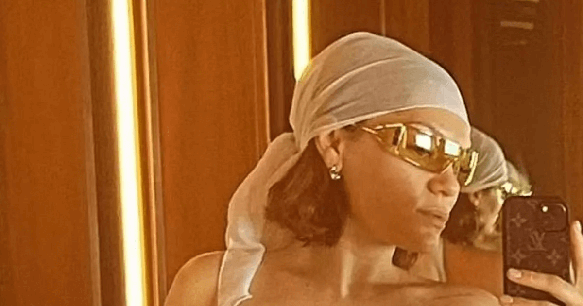 During the getaway, Jessie J strips down to a sun-soaked bikini to show off her postpartum body