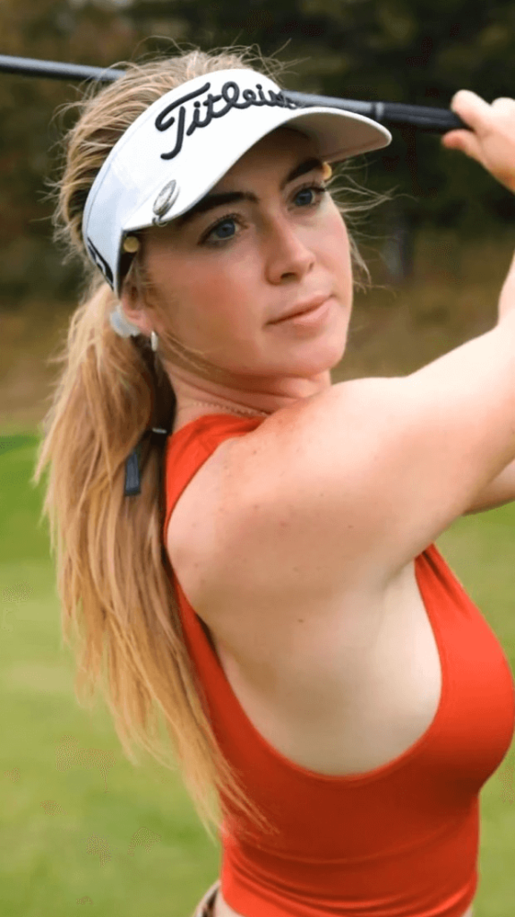 A video of Grace Charis practicing on the golf course on Instagram stunned fans and received mixed outfit reviews as she hit the golf course in her latest social media post.
