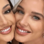 A low-cut top and an eye-popping snap made Helen Flanagan and Michelle Keegan’s fans go wild