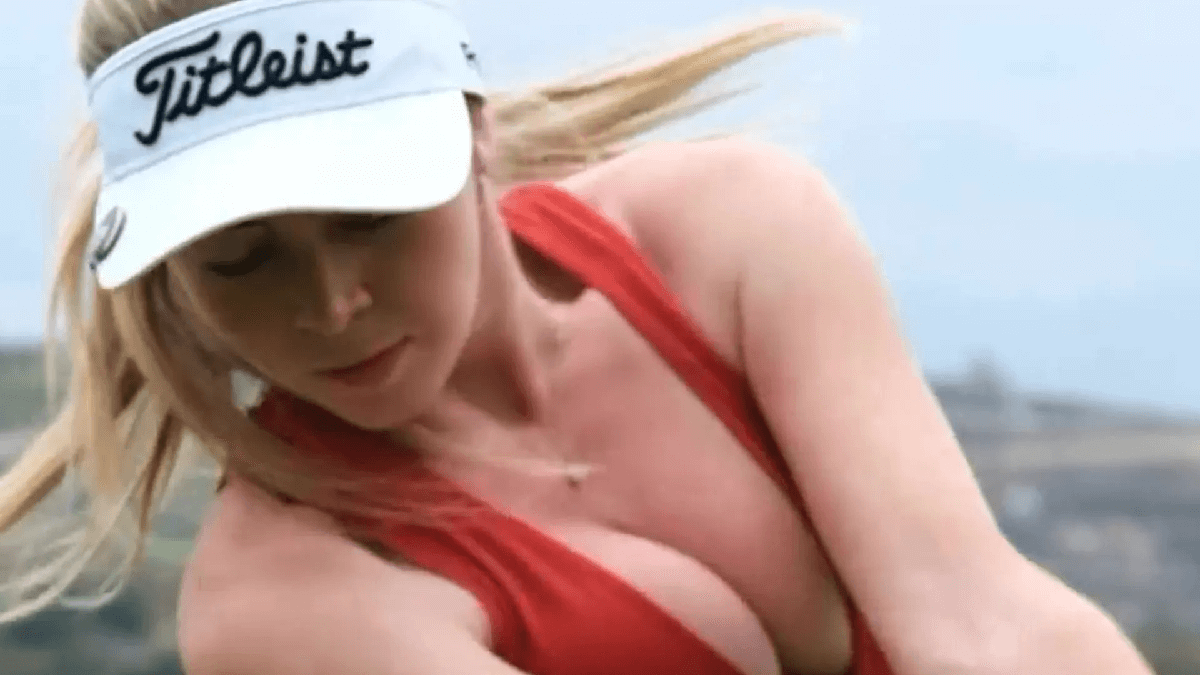 In a montage video, Grace Charis shared gorgeous images of her revealing outfit when followers joke, “what color was the grass again?”