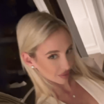 While in New York City, Bri Teresi stunned in a revealing white top and black mini-skirt