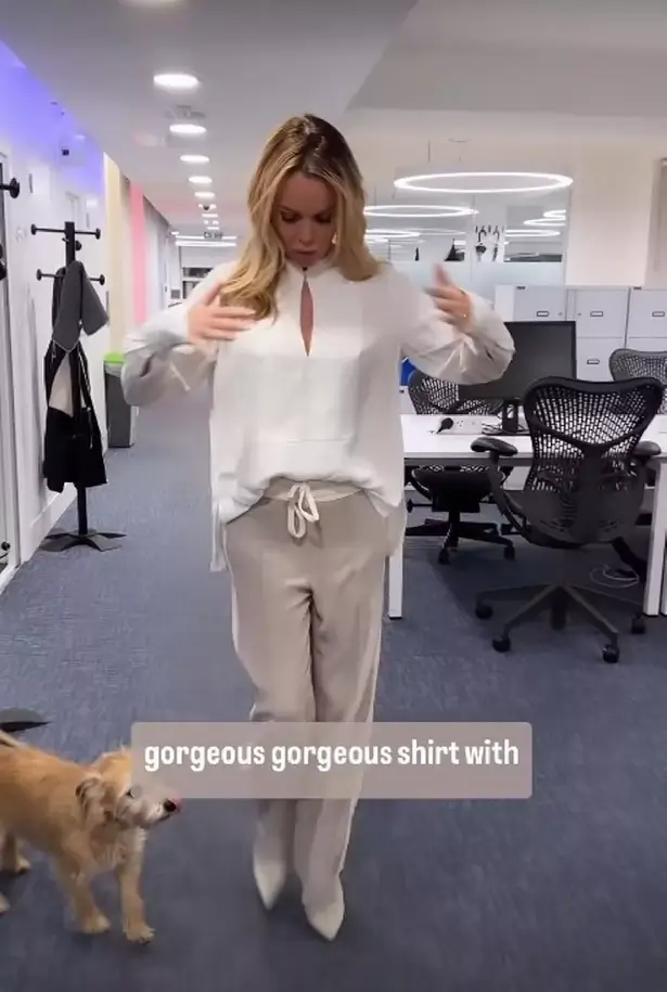 In an Instagram Story post last Friday, the British talent judge shared a video of her latest outfit along with a rundown of how it looked.