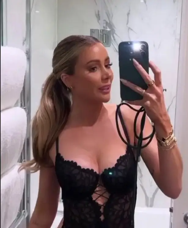 In a January post, Olivia Attwood looked stunning in a see-through outfit after posting some of her used belongings online.