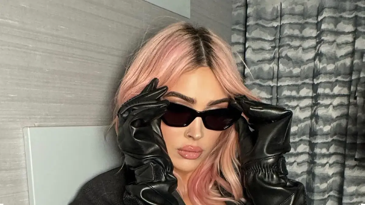 A sheer dress under a blazer is worn by Megan Fox in new pictures, but fans say she no longer looks like herself