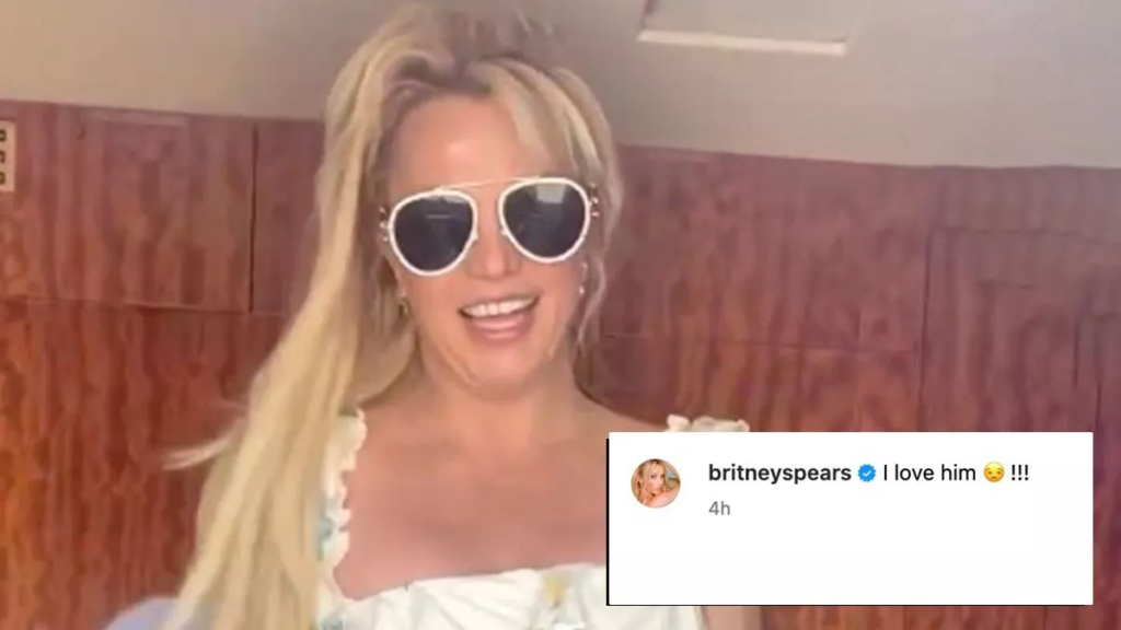 Taking to social media to post a picture of a private jet and writing "I love him" in the caption, the pop star hinted at a possible new relationship.